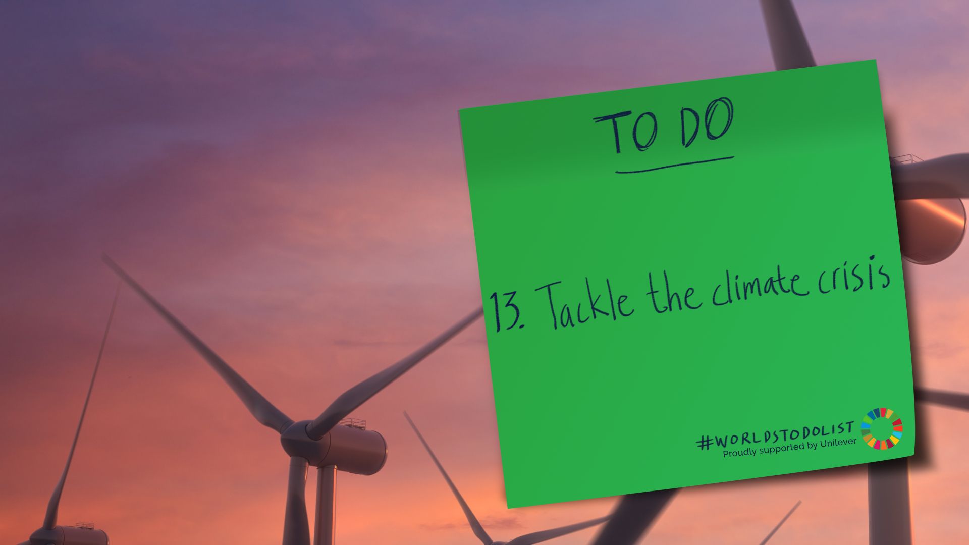 Tackle the climate crisis