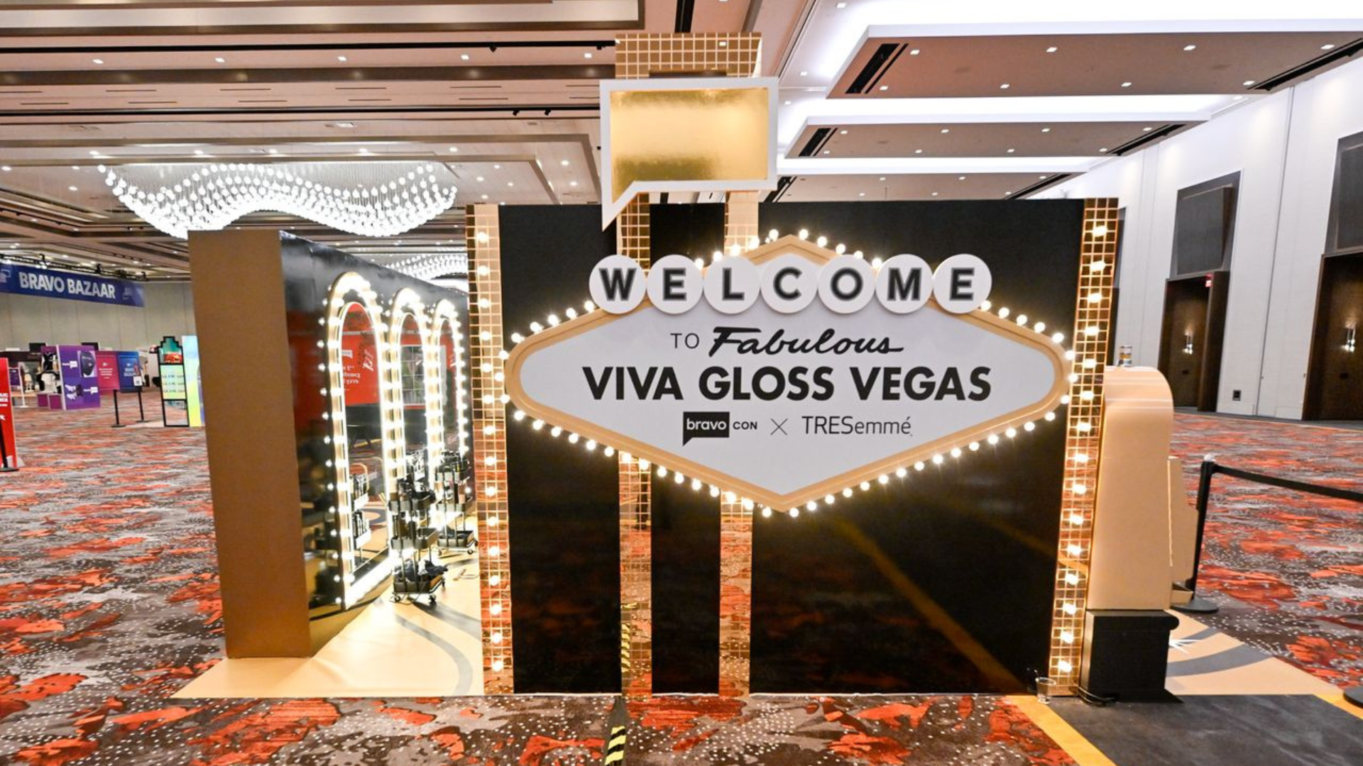 TRESemme's Viva Gloss Vegas Booth at BravoCon