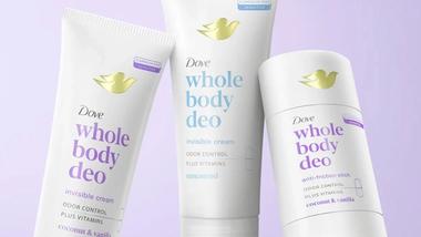 Dove’s Whole Body Deo from Unilever’s Personal Care portfolio.
