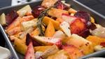 Oven-roasted root vegetables