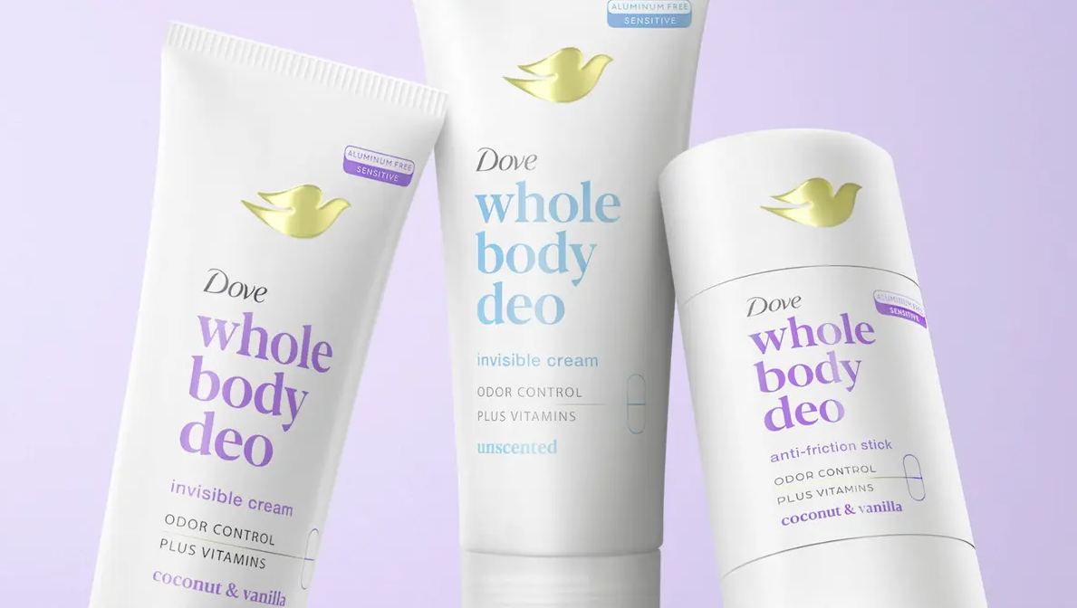 Dove whole body products