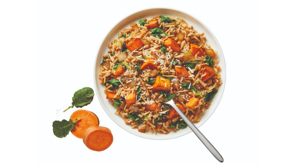 Harvest Sweet Potato & Lentils Recipe made with Knorr Rice Sides